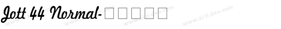 Jott 44 Normal字体转换